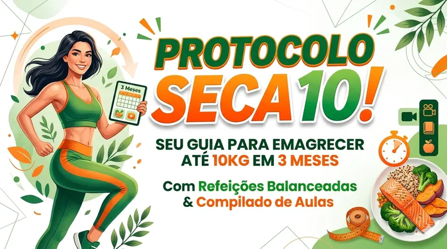 Protocolo Seca 10 — Seu guia para emagrecer até 10kg em 3 meses